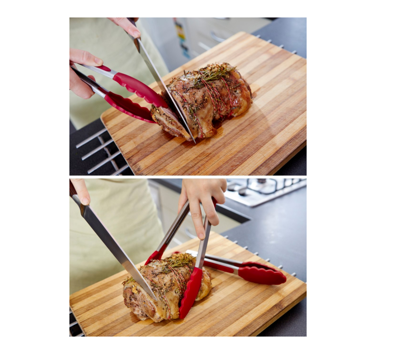 SILICONE TONGS (2 PACK)