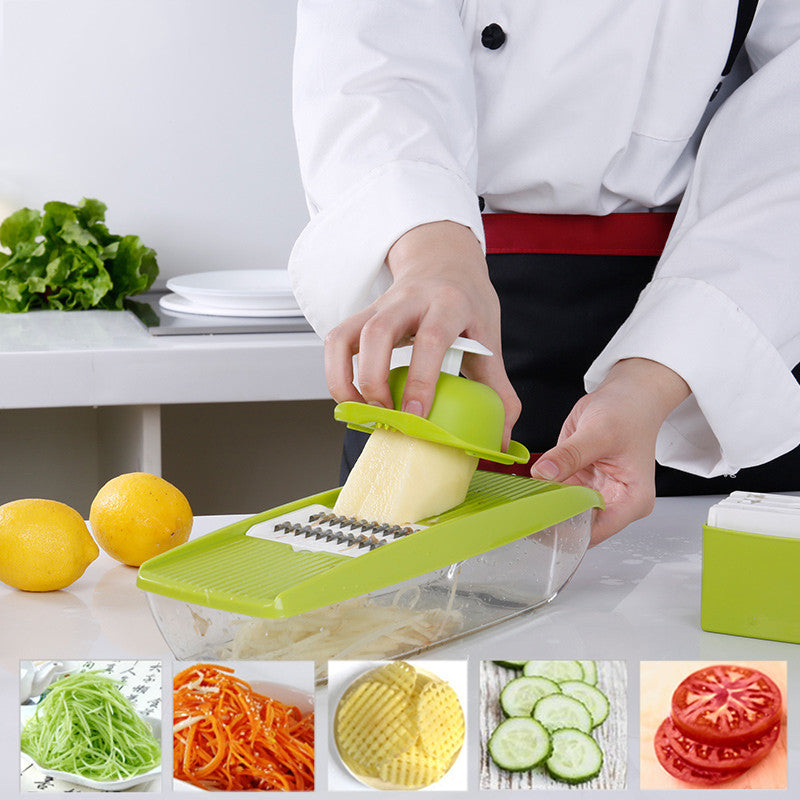 VEGETABLE CUTTER BOX MANDOLINE SLICER