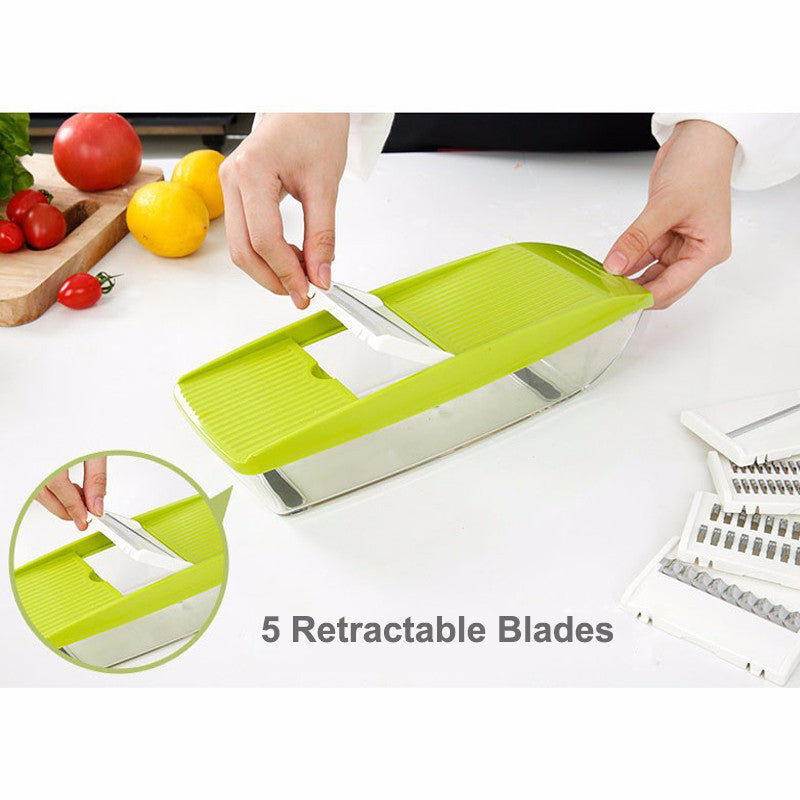 VEGETABLE CUTTER BOX MANDOLINE SLICER