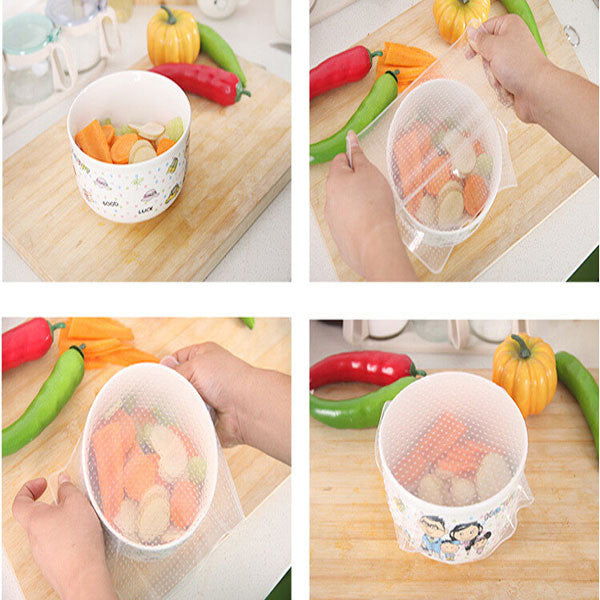 4 PCS KEEP FRESH COVER